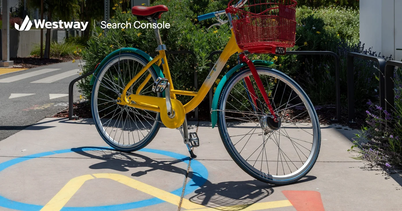 Google's colorful campus bikes parked in Mountain View, California