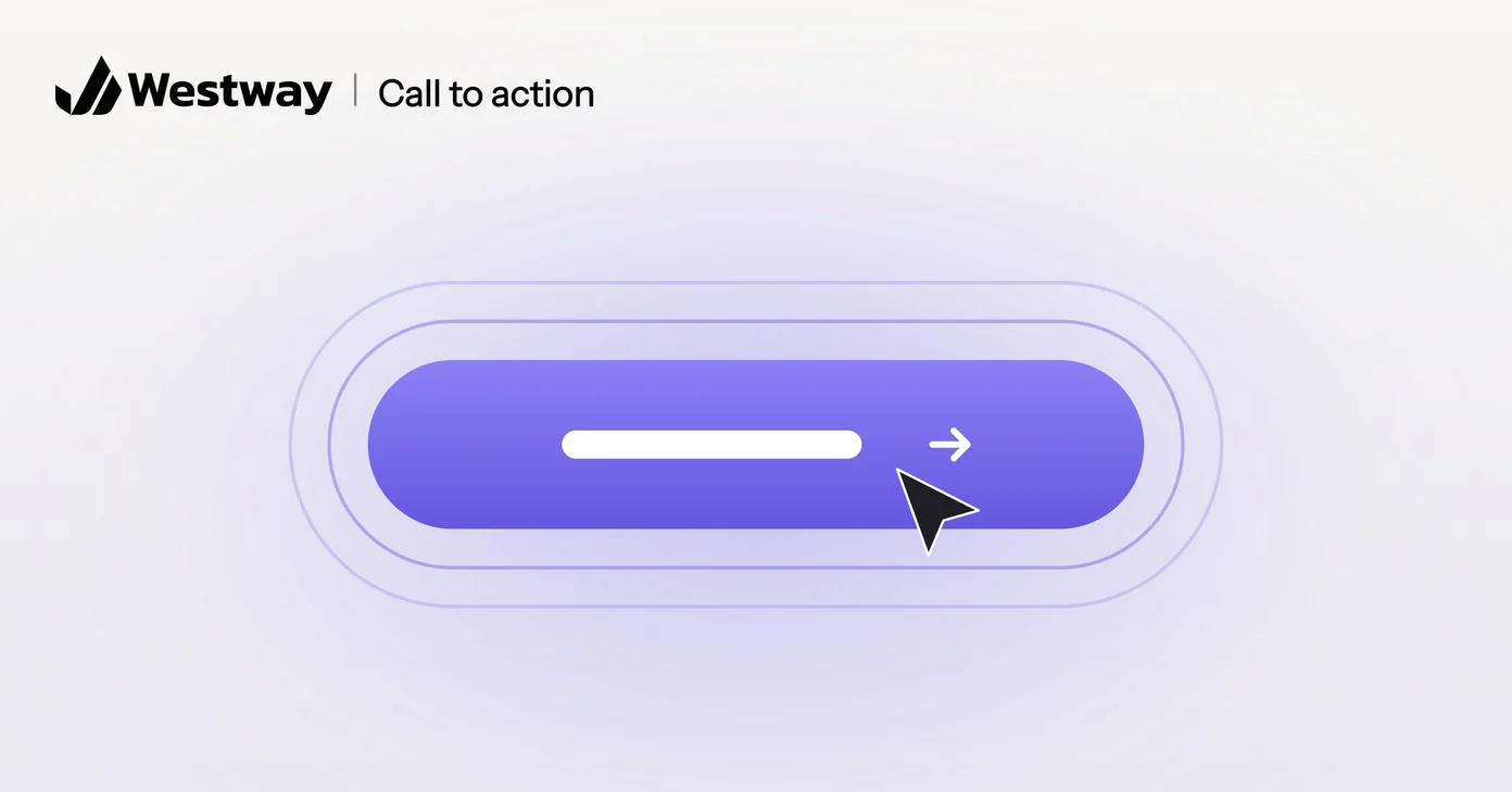 Illustration of call to action design: a large button being clicked