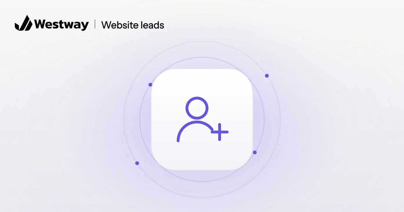 Illustration of getting more website leads: a person with a plus sign